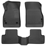 2013-2015 CHEV MALIBU FRONT & 2ND SEAT FLOOR LINERS- BLACK - LMDPERFORMANCE, 